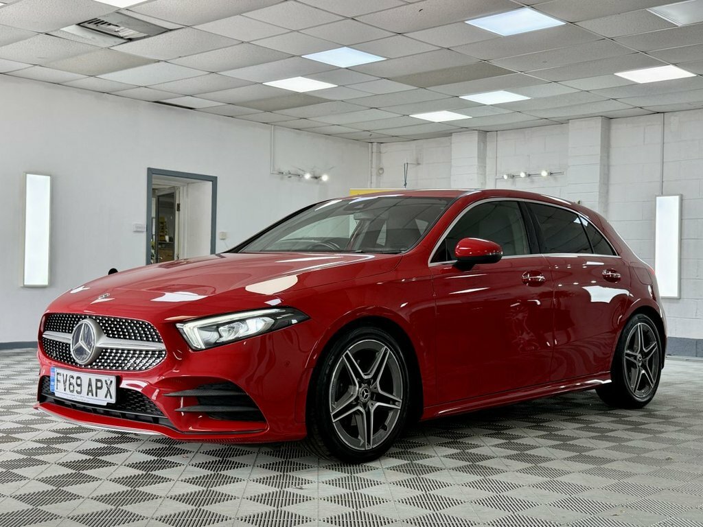 Mercedes-Benz A Class 2019 2.0 A200d Amg Line Premium Hatchback Di Red #6