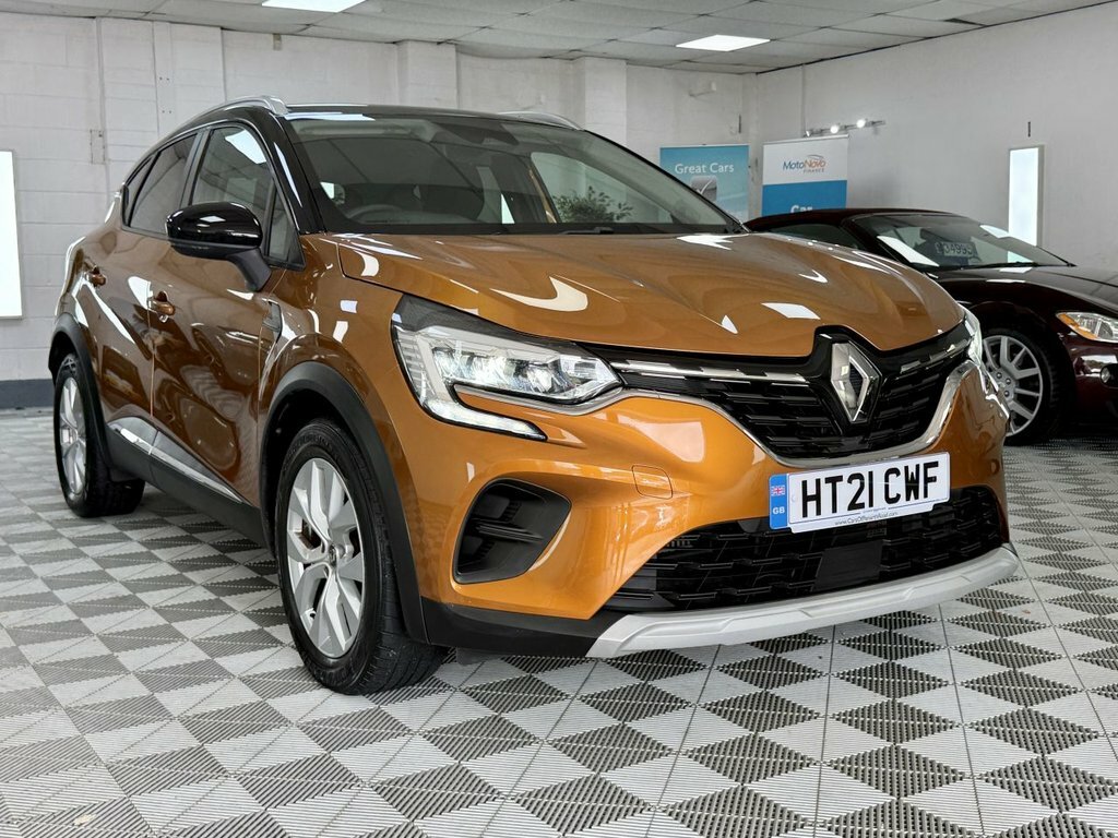 Renault Captur 2021 1.3 Tce Iconic Suv Euro 6 Orange