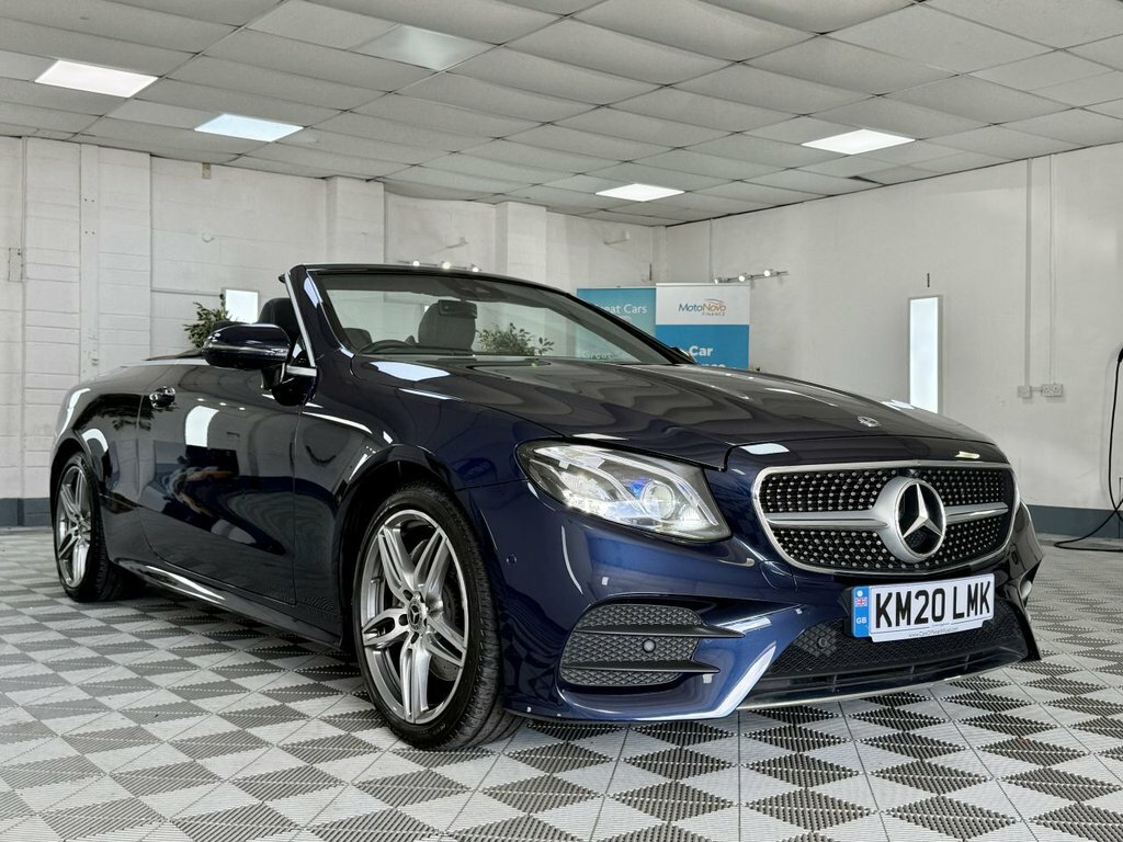 Mercedes-Benz E Class 2020 2.0 E220d Amg Line Premium Cabriolet Di Blue #4