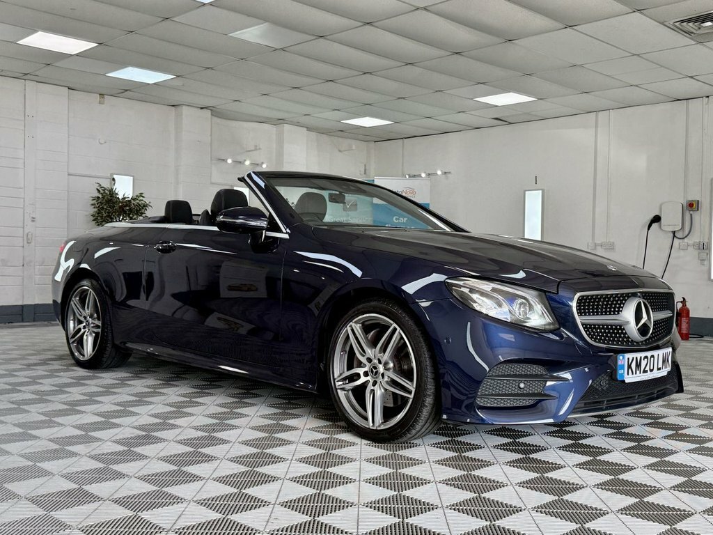 Mercedes-Benz E Class 2020 2.0 E220d Amg Line Premium Cabriolet Di Blue #2