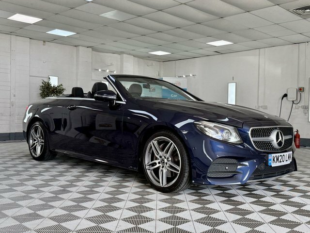 Mercedes-Benz E Class 2020 2.0 E220d Amg Line Premium Cabriolet Di Blue