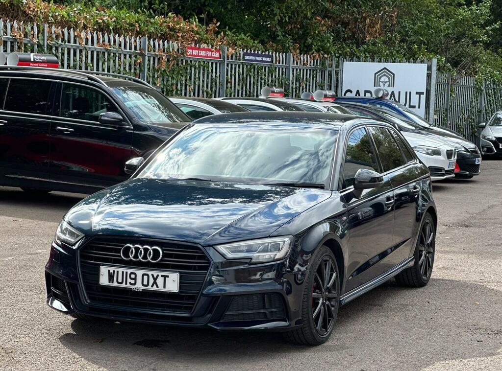 Audi A3 Hatchback 1.0 Tfsi 30 Black Edition Sportback S Tr Blue #4