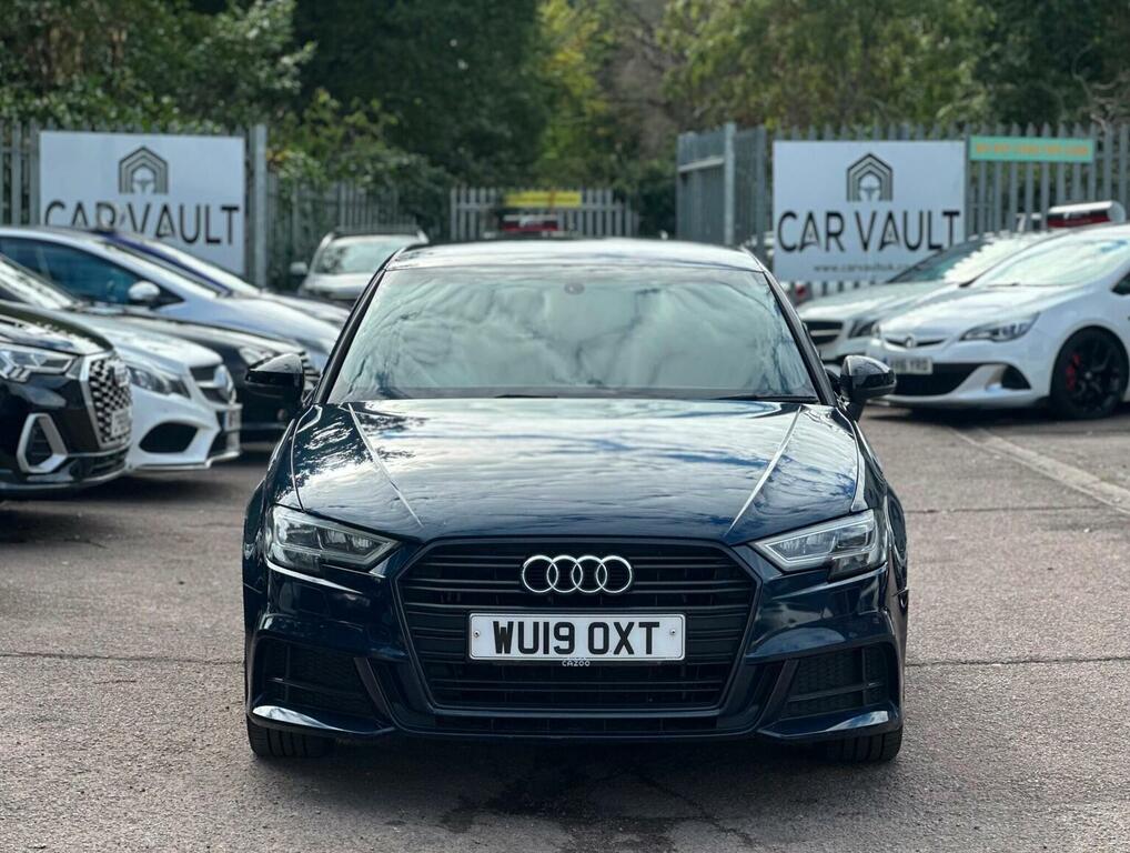 Audi A3 Hatchback 1.0 Tfsi 30 Black Edition Sportback S Tr Blue #3
