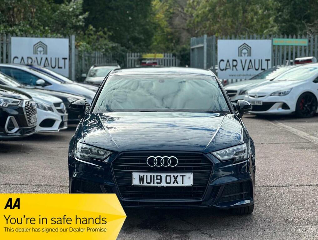 Audi A3 Hatchback 1.0 Tfsi 30 Black Edition Sportback S Tr Blue #2