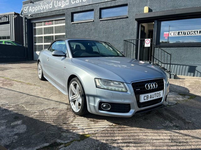 Audi A5 2011 3.0 Tdi V6 S Line Convertible S Tr Silver #5