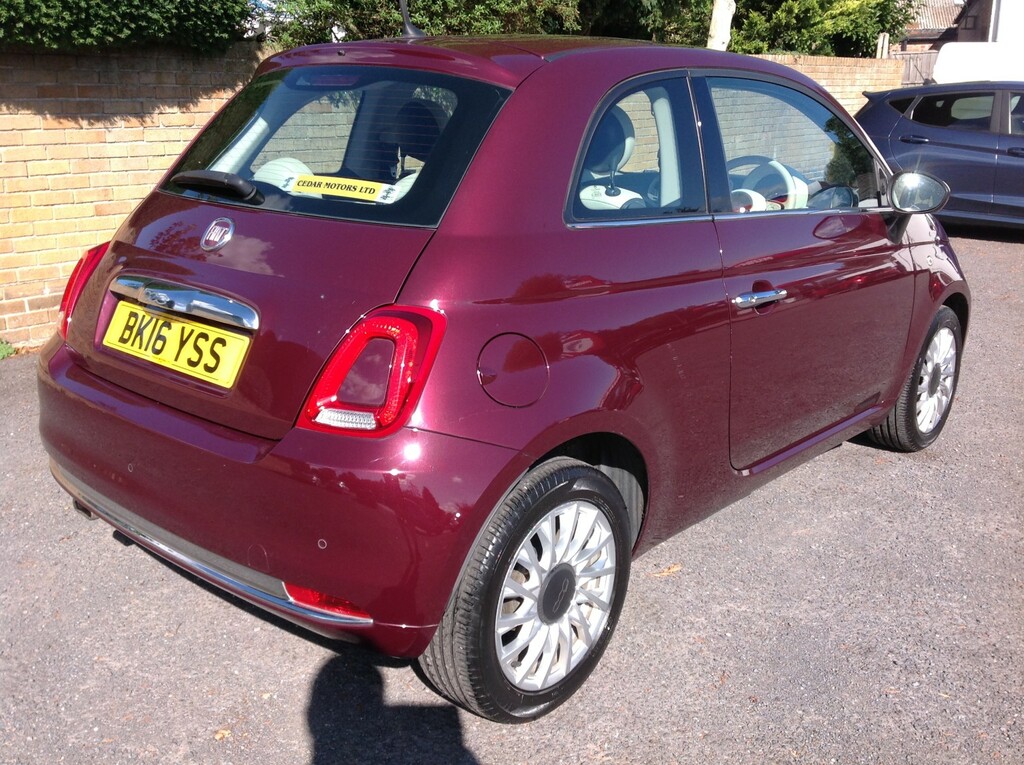 Fiat 500 1.2 500 My17 1.2 69Hp Lounge Red #6