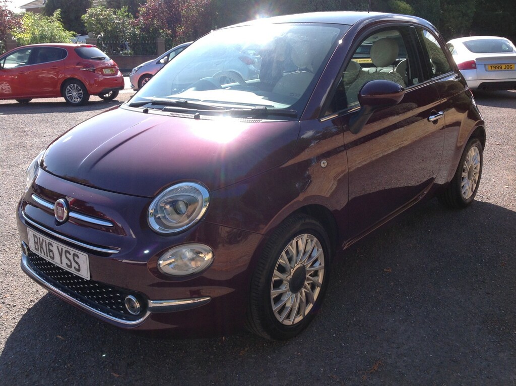 Fiat 500 1.2 500 My17 1.2 69Hp Lounge Red #3