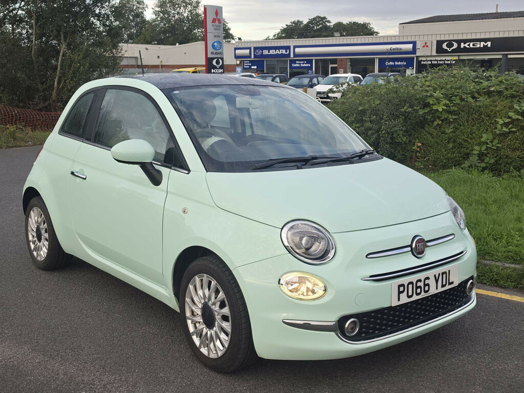 Fiat 500 1.2 Lounge Euro 6 Ss Green