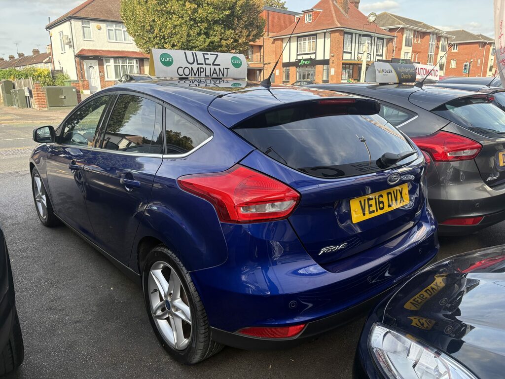 Ford Focus 1.0T Ecoboost Titanium Euro 6 Blue #4