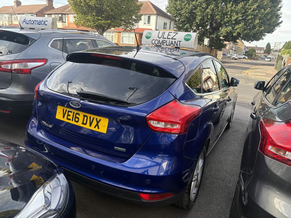 Ford Focus 1.0T Ecoboost Titanium Euro 6 Blue #3