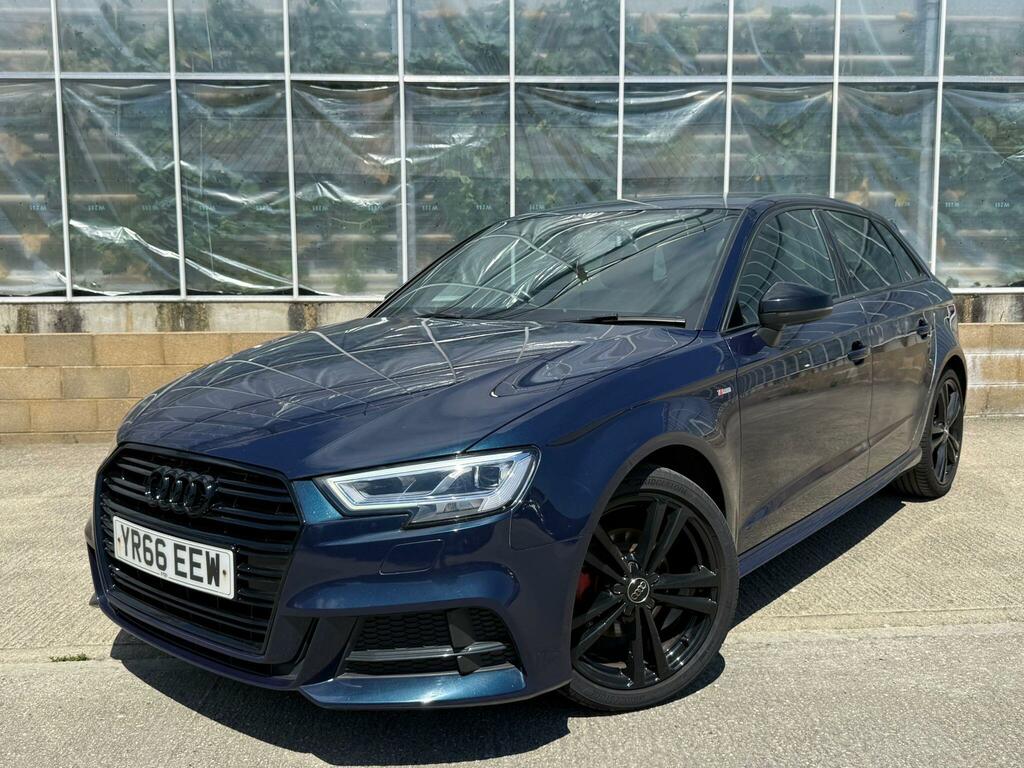 Audi A3 1.6 Tdi S Line Sportback Euro 6 Ss Blue #3