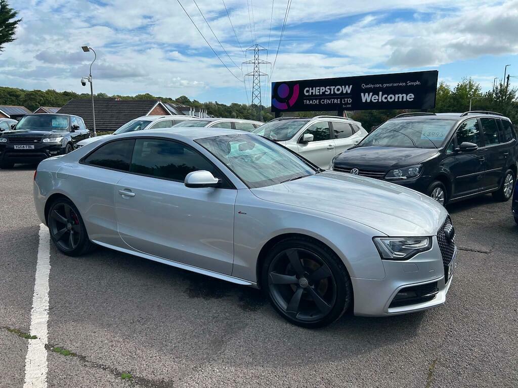 Audi A5 2.0 Tdi Black Edition Euro 5 Ss Silver