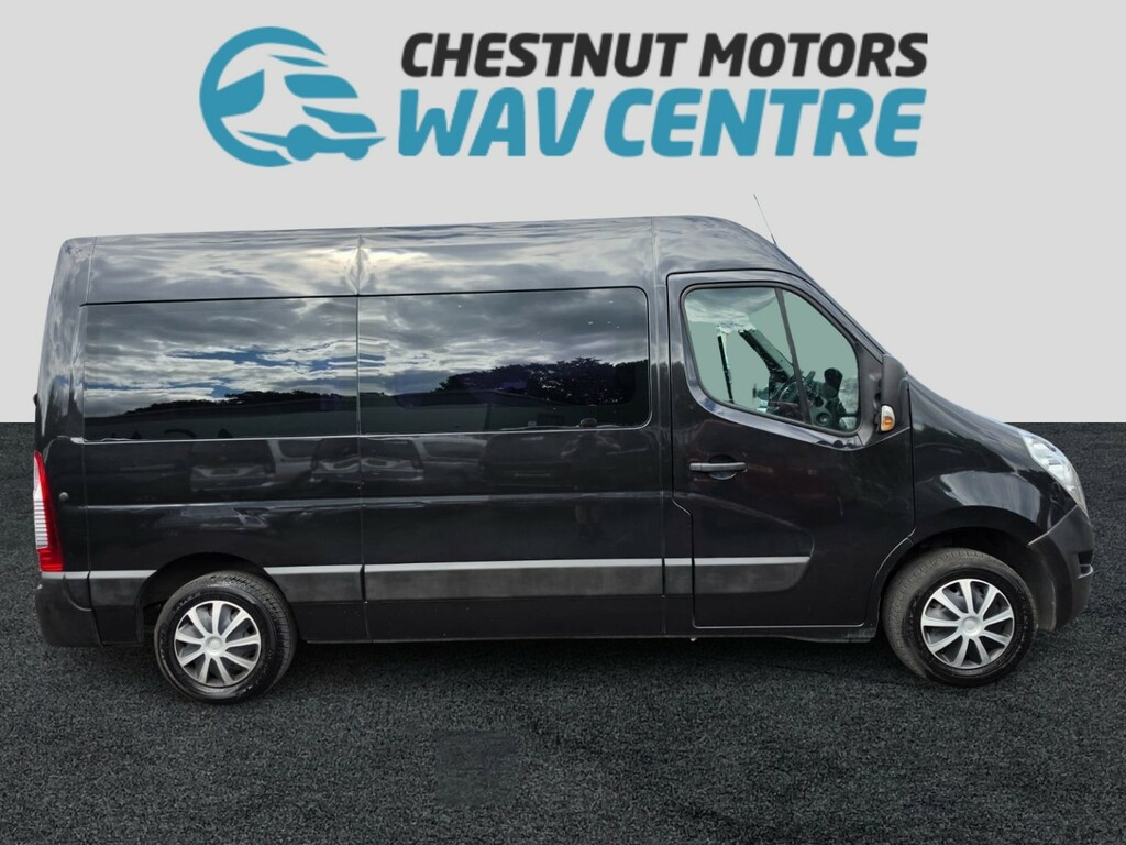 Renault Master Wav Wheelchair Access Vehicle 6 Seats Mwb L2h Black #3