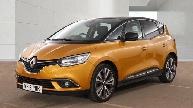 Renault Scenic 2018 1.5 Dci Dynamique Nav Mpv E Yellow