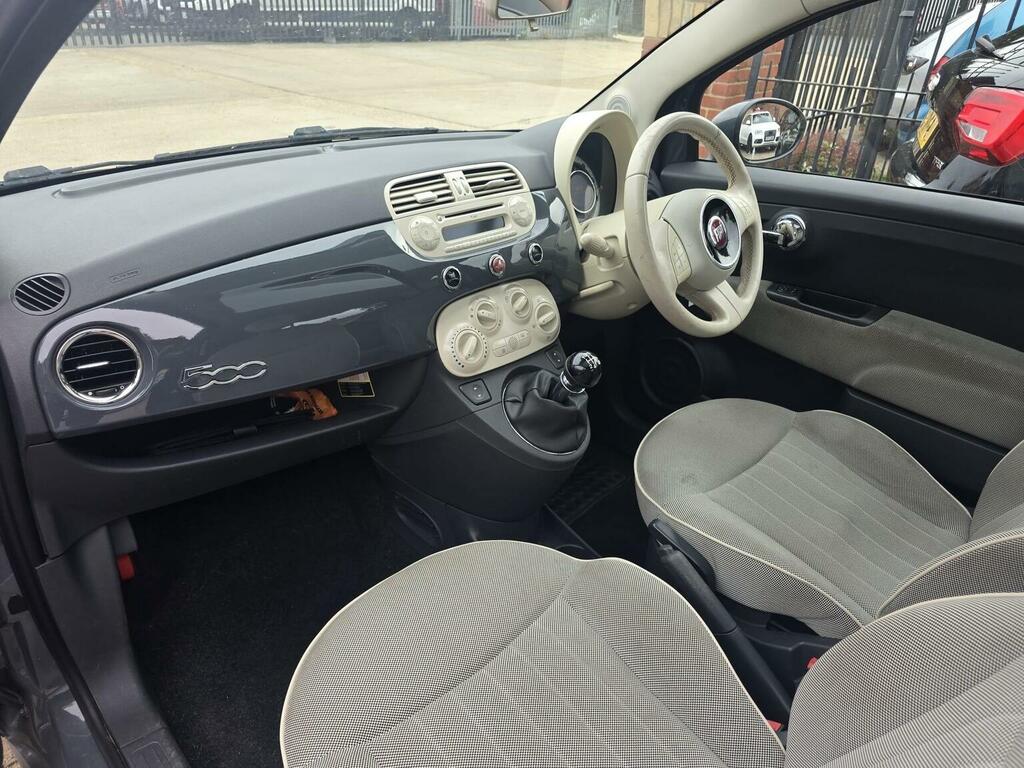 Fiat 500 1.2 Lounge 69 Bhp Beige #9