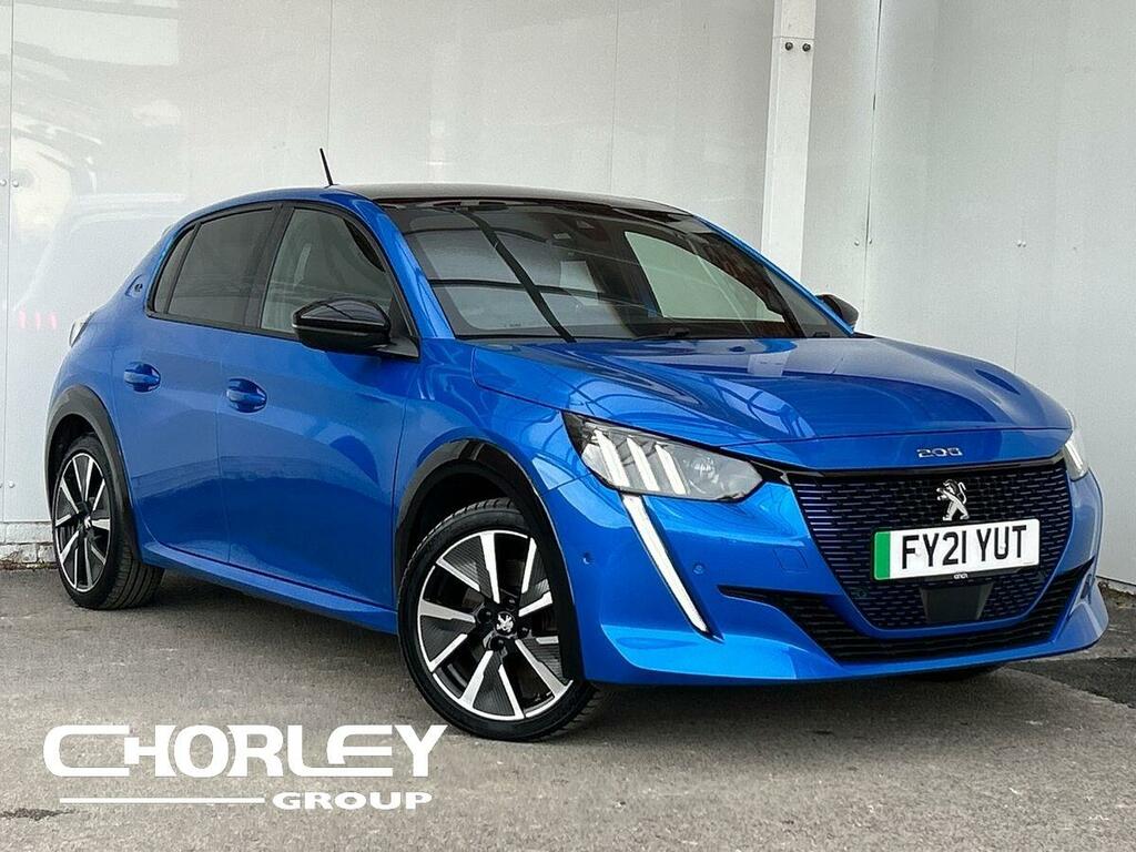 Peugeot e-208 50Kwh Gt Hatchback 136 Ps Blue