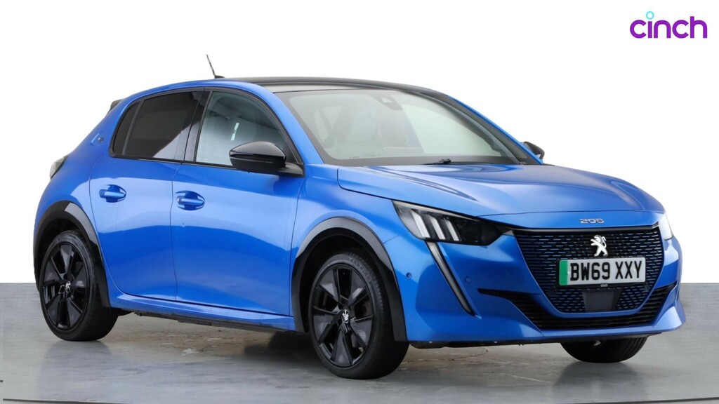 Peugeot e-208 Allure Hatchback Blue #1