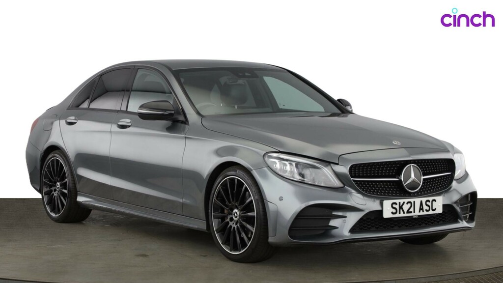 Mercedes-Benz C Class C 220 D Amg Line Night Edition Premium Silver #1