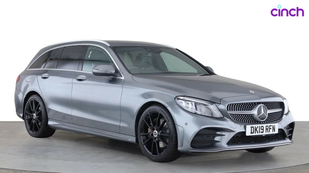 Mercedes-Benz C Class C220d Amg Line U106734 Ulez Black #1