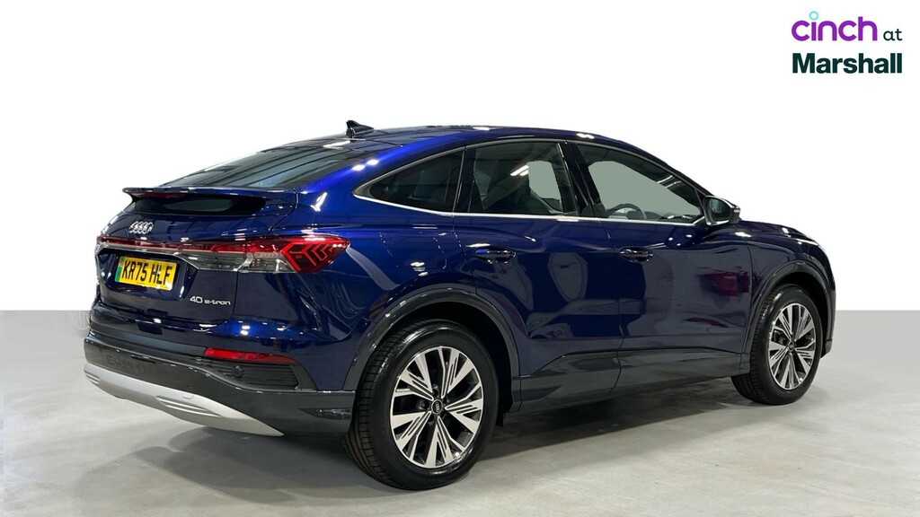 Audi Q4 E Tron Audi Q4 Sportback S Line 45 E-tron 210,00 Kw Blue #3