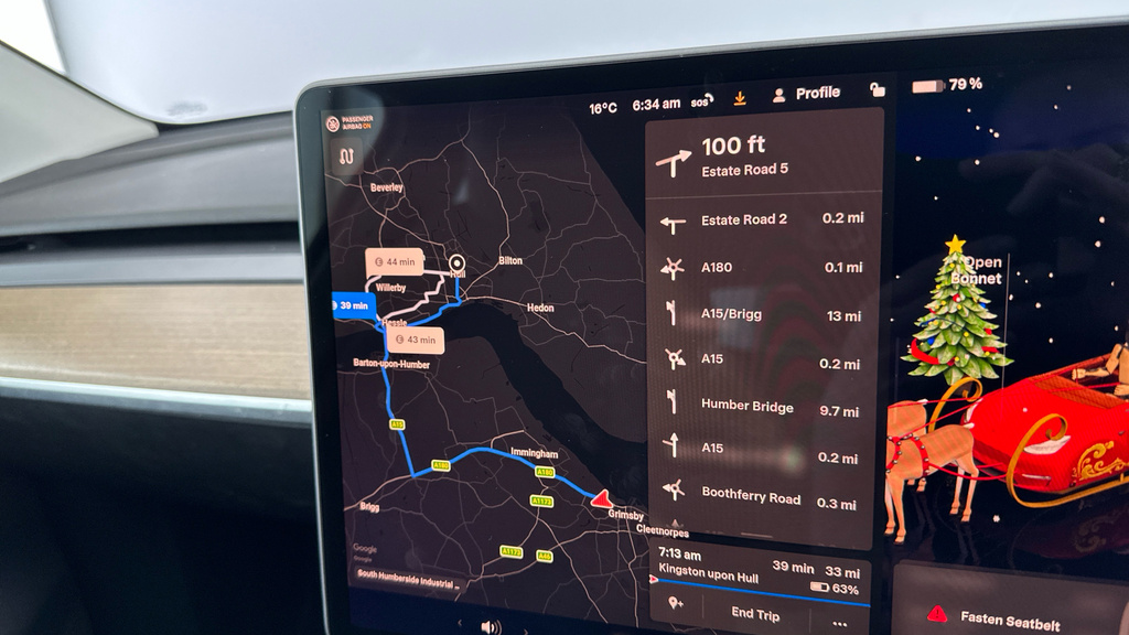 Tesla Model Y Long Range Suv Blue #12