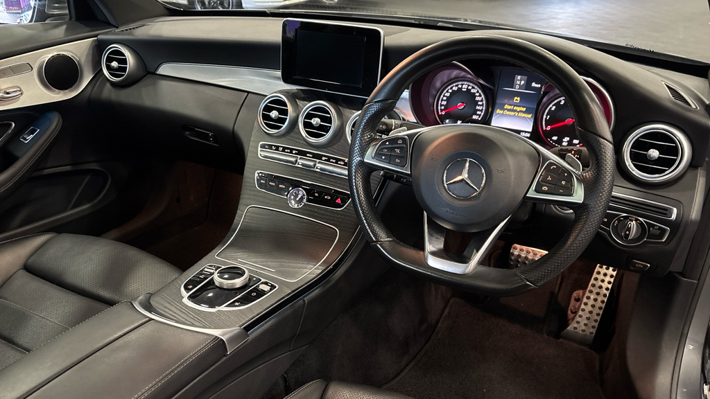 Mercedes-Benz C Class 2018 2.0 C 200 Amg Line Premium Plus 181 B Black #9