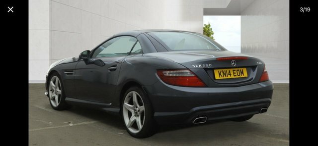 Mercedes-Benz SLK 2014 2.1 Slk250 Cdi Amg Sport Convertible Dies Grey #2