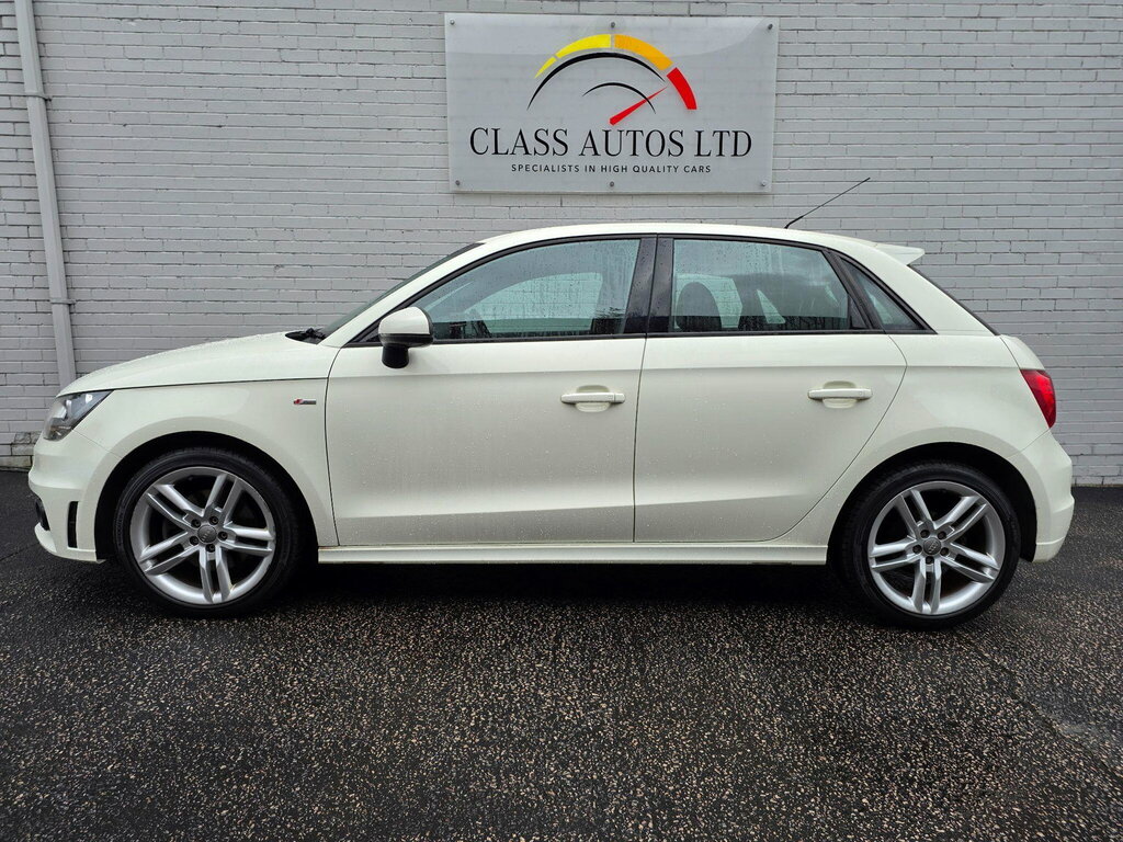 Audi A1 1.6 Tdi S Line Sportback Euro 5 Ss White #6