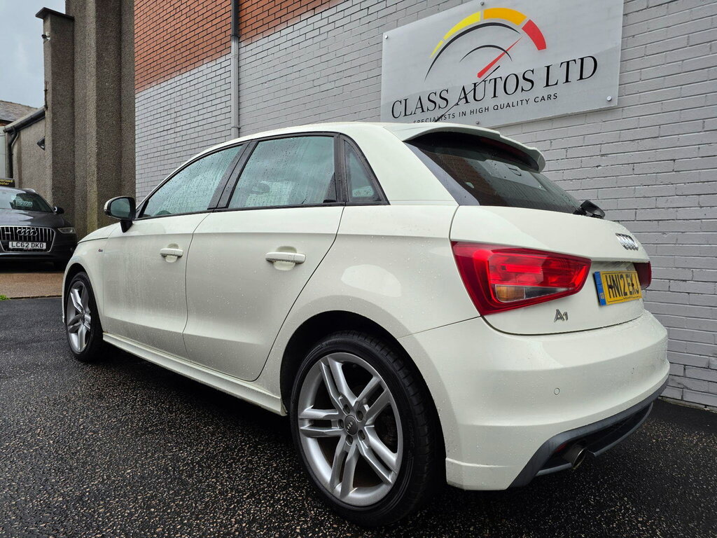 Audi A1 1.6 Tdi S Line Sportback Euro 5 Ss White #4
