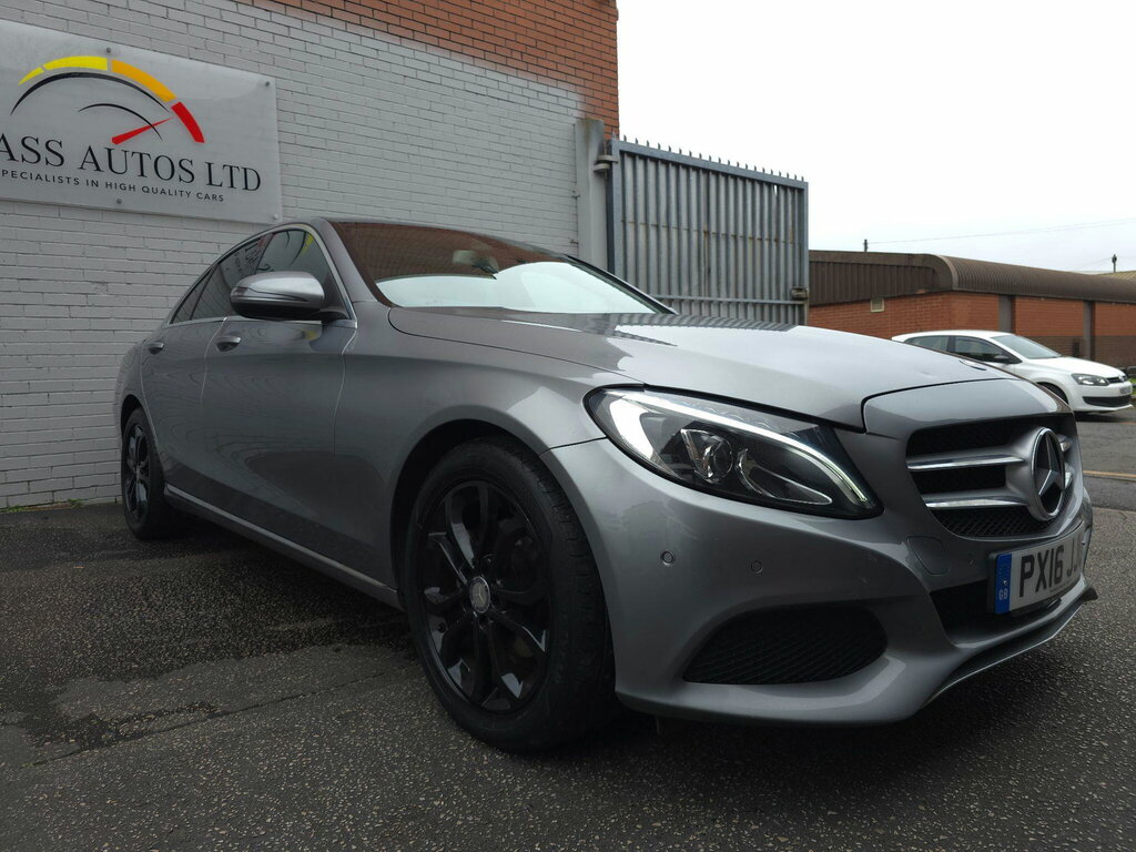 Mercedes-Benz C Class 1.6 C200d Sport Premium G-tronic Euro 6 Ss Silver #6