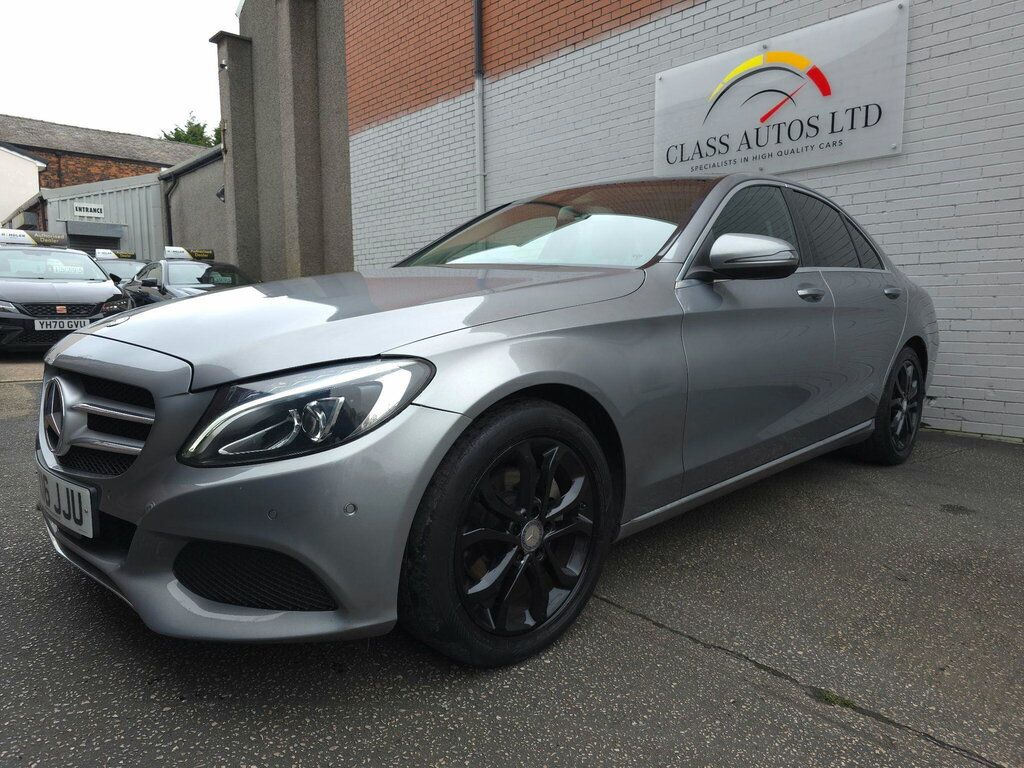 Mercedes-Benz C Class 1.6 C200d Sport Premium G-tronic Euro 6 Ss Silver #4