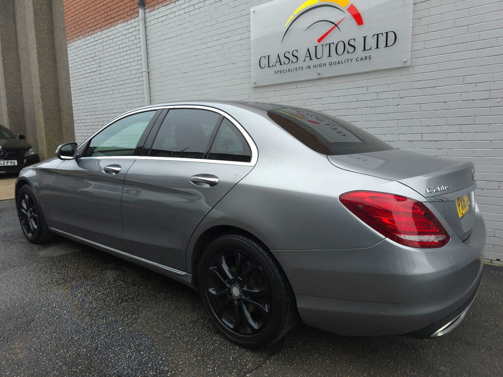 Mercedes-Benz C Class 1.6 C200d Sport Premium G-tronic Euro 6 Ss Silver #5