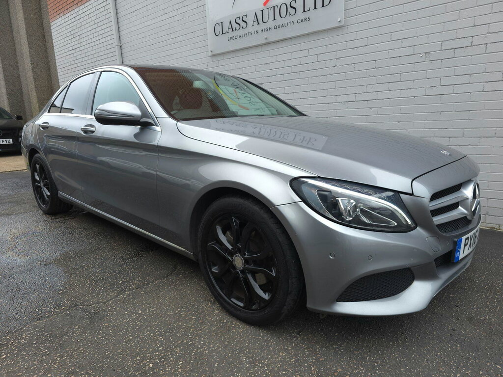 Mercedes-Benz C Class 1.6 C200d Sport Premium G-tronic Euro 6 Ss Silver #2