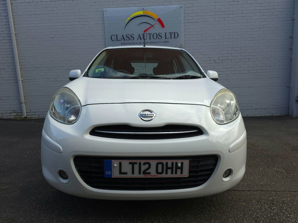 Nissan Micra 1.2 12V Acenta Cvt Euro 5 White #2