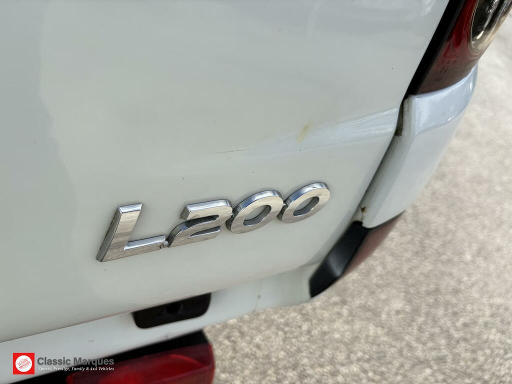 Mitsubishi L200 2.5 Di-d 4X4 Double Cab Pick Up 4Wd White #9