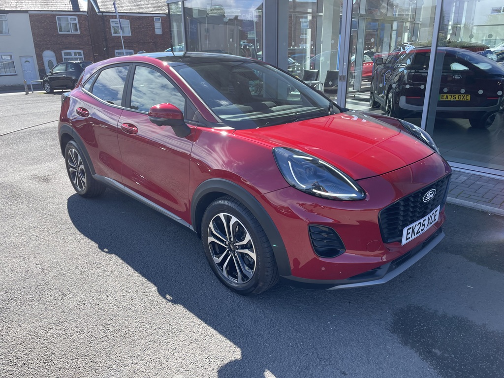 Ford Puma 1.0 Ecoboost Hybrid Mhev Titanium Red