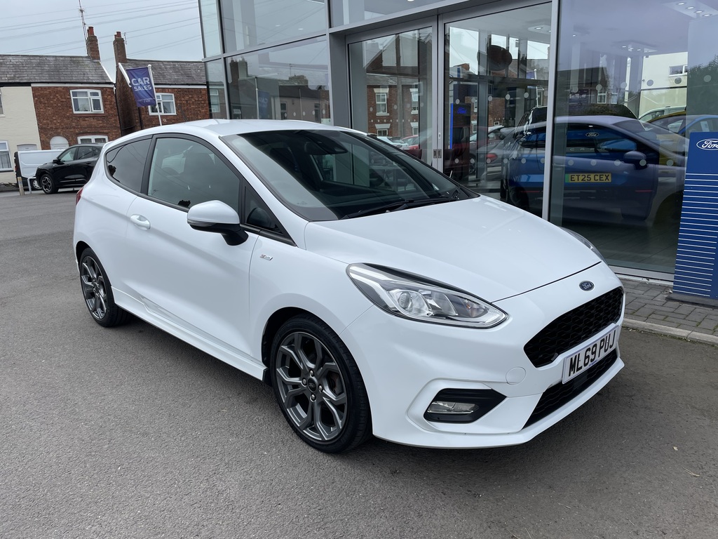 Ford Fiesta 1.0 Ecoboost St-line White