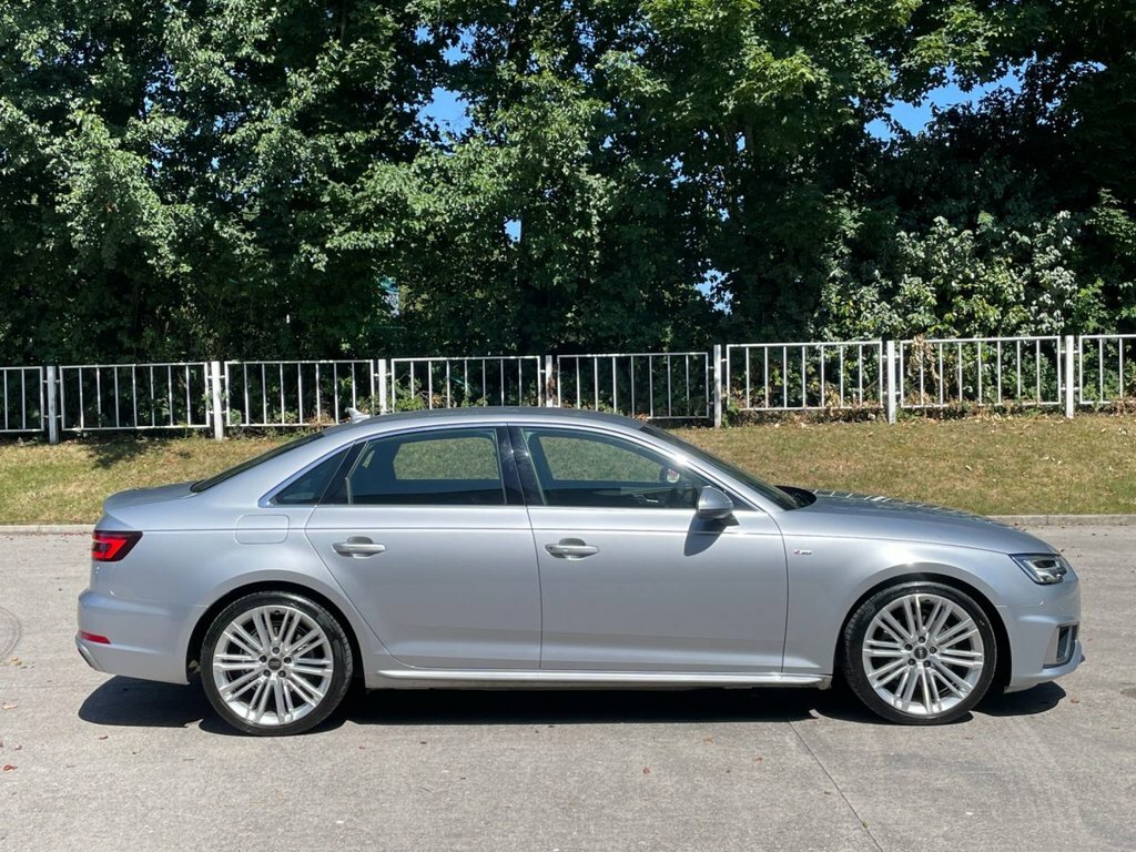 Audi A4 2.0 Tfsi 40 S Line Saloon S Tronic Euro Silver #5