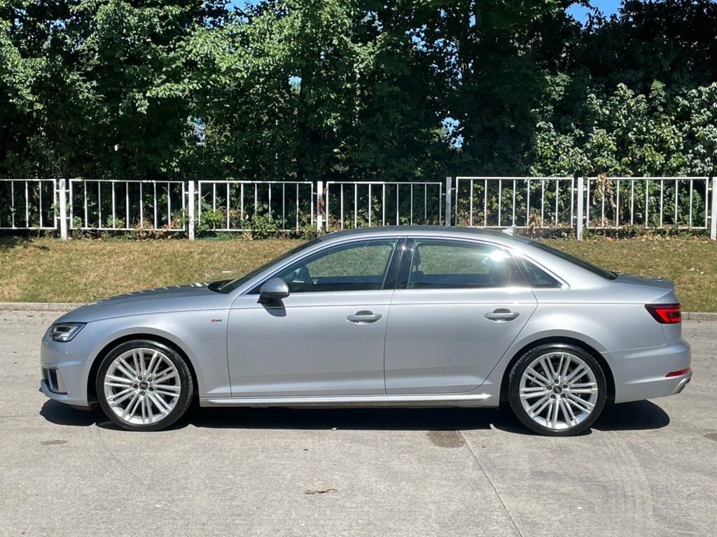 Audi A4 2.0 Tfsi 40 S Line Saloon S Tronic Euro Silver #6