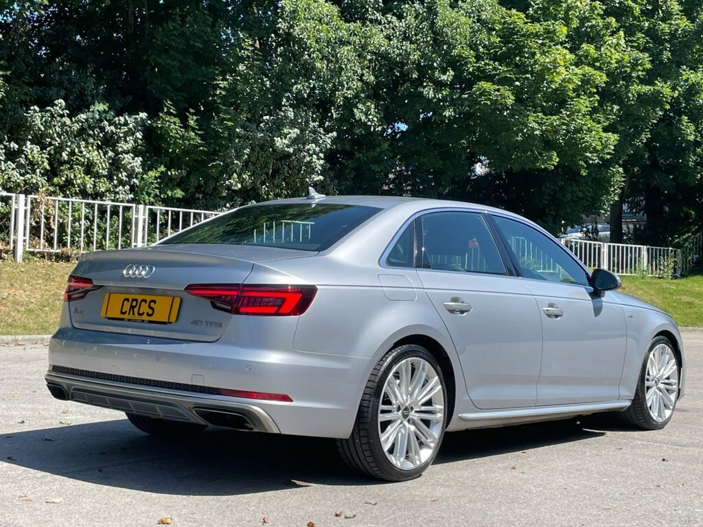 Audi A4 2.0 Tfsi 40 S Line Saloon S Tronic Euro Silver #3