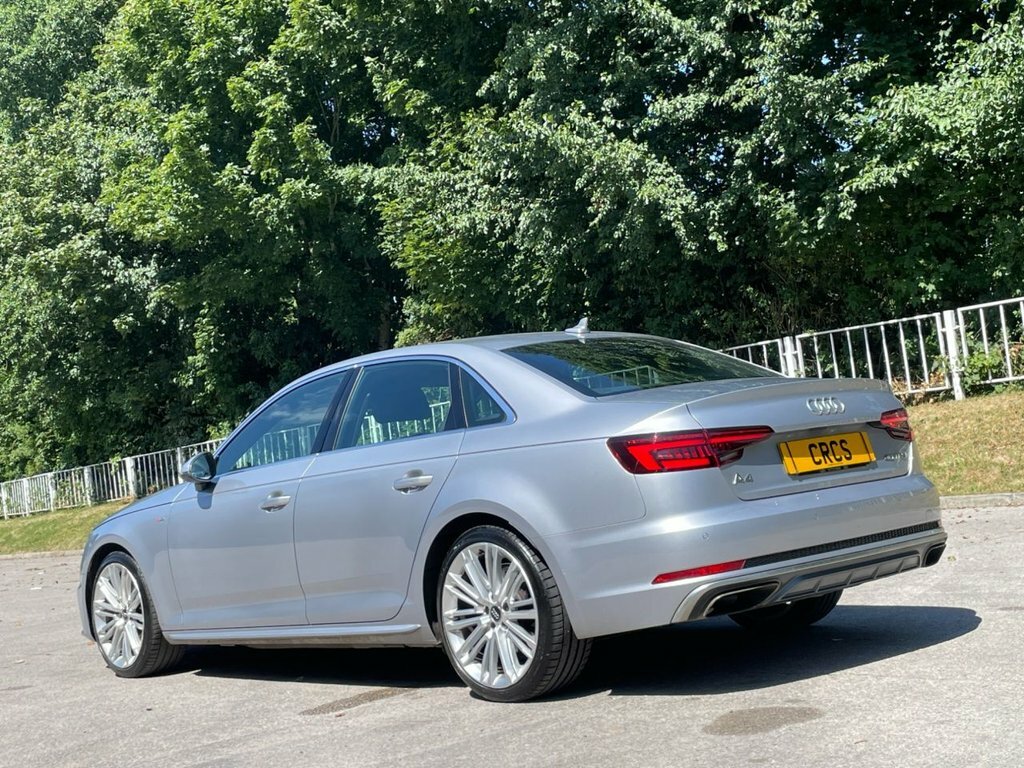 Audi A4 2.0 Tfsi 40 S Line Saloon S Tronic Euro Silver #4