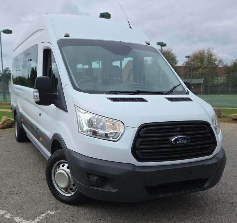 Ford Transit Custom Minibus 2.2 Tdci 460 Hdt Trend L4 H3 18 Seats White