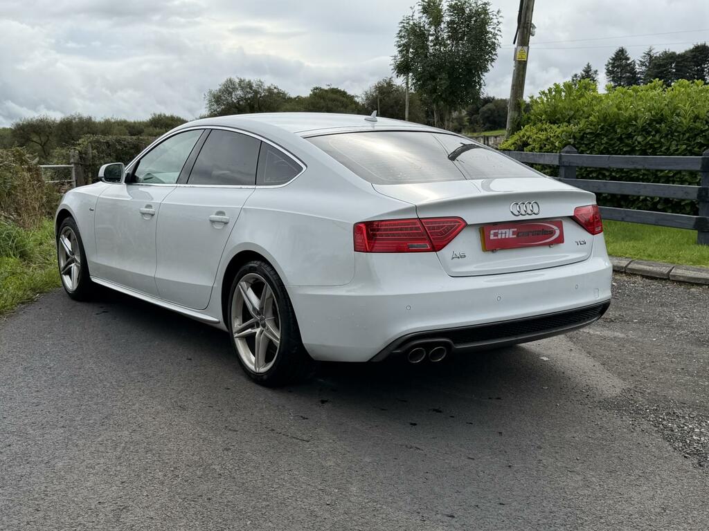 Audi A5 S Line White #2