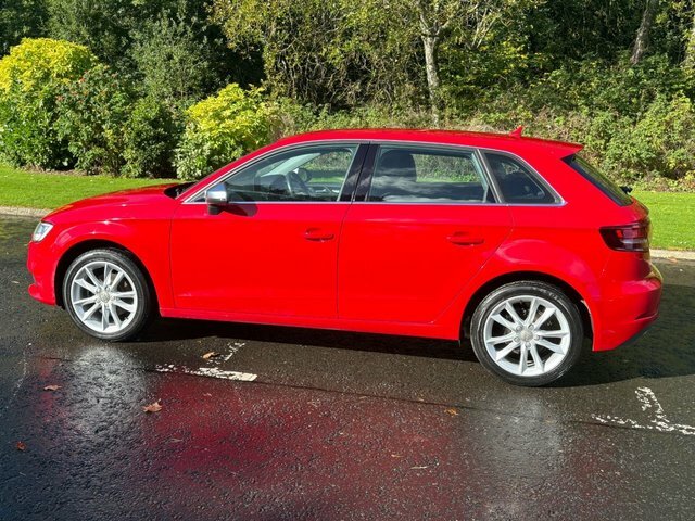Audi A3 1.6 Tdi Se Sportback S Tronic Euro 6 S Red #4