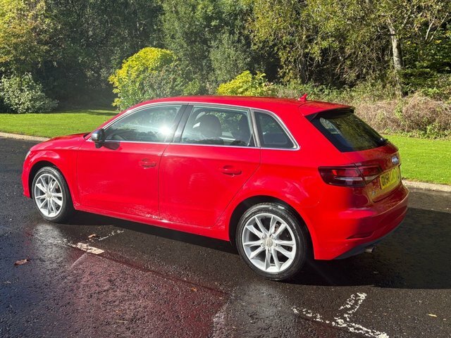 Audi A3 1.6 Tdi Se Sportback S Tronic Euro 6 S Red #5