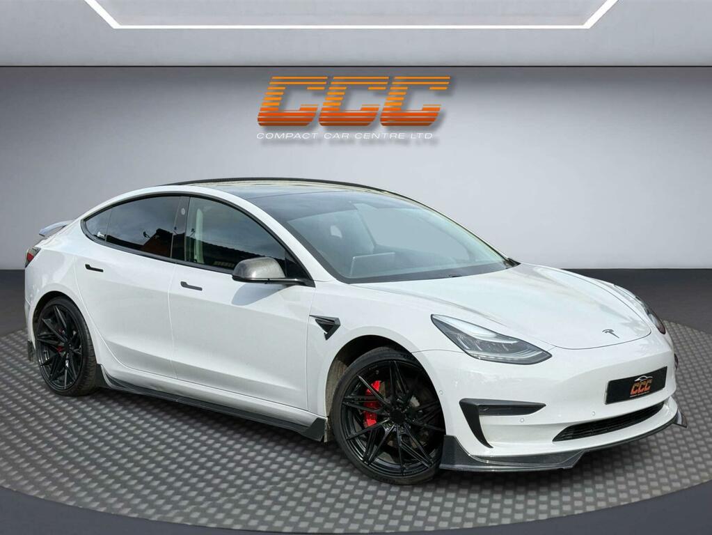 Tesla Model 3 Dual Motor Performance 4Wde Performanc White