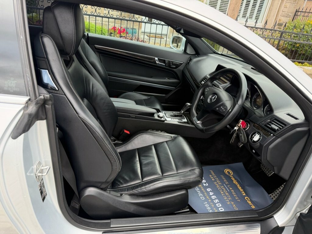 Mercedes-Benz E Class Coupe Silver #2