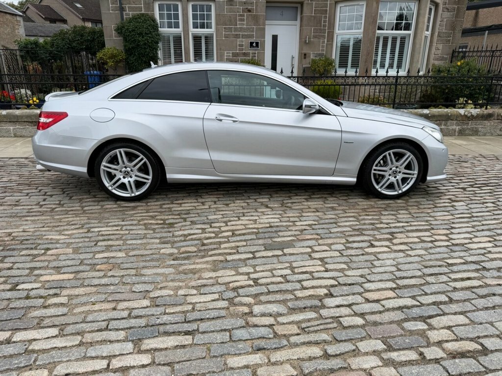 Mercedes-Benz E Class Coupe Silver #6