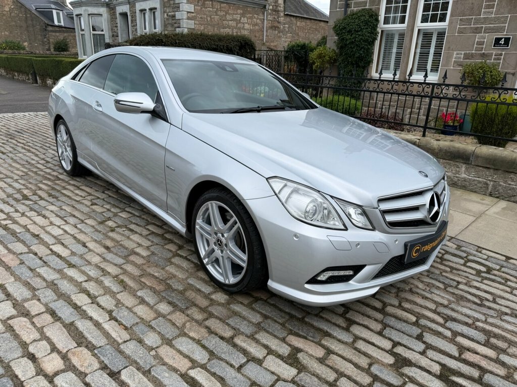Mercedes-Benz E Class Coupe Silver #5