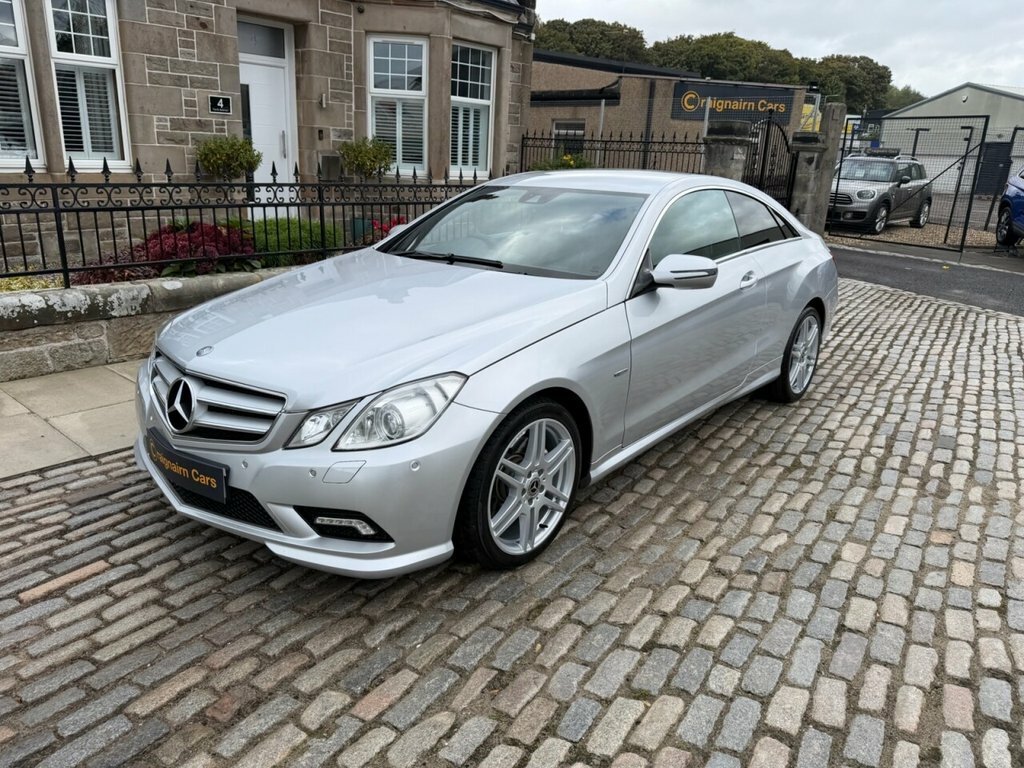 Mercedes-Benz E Class Coupe Silver #3